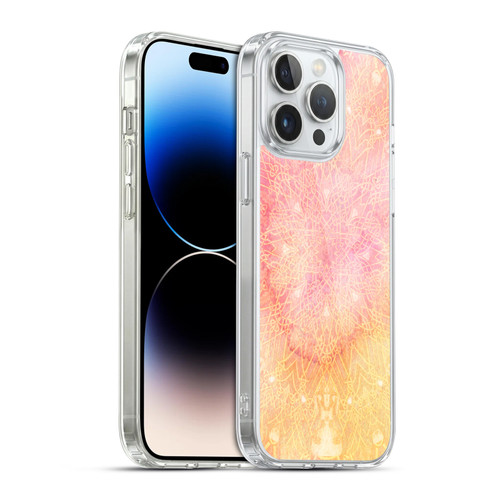 Aimee Stewart Mandala Pink Twinkle Soft Gel Case for Apple iPhone 14 Pro Max & MagSafe