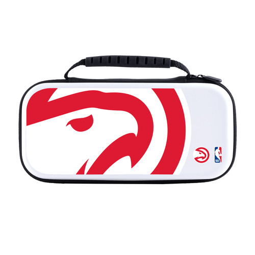 NBA Atlanta Hawks Logo Oversized Hawk White Hard Storage Travel Carry Case for Nintendo Switch 2