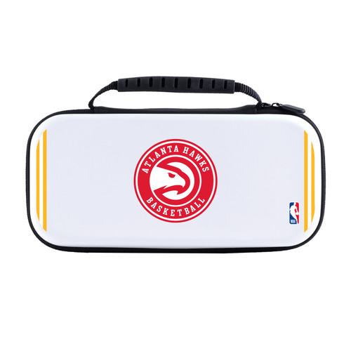NBA Atlanta Hawks Logo Red Design Text White Hard Storage Travel Carry Case for Nintendo Switch 2