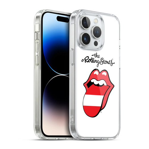 The Rolling Stones International Licks 1 Austria Soft Gel Case for Apple iPhone 14 Pro & MagSafe