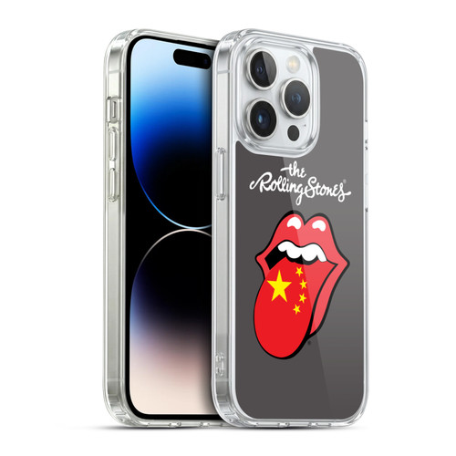 The Rolling Stones International Licks 1 China Soft Gel Case for Apple iPhone 14 Pro & MagSafe