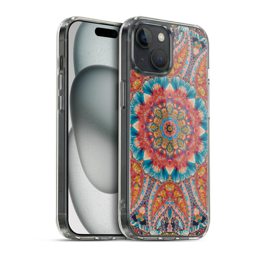 Aimee Stewart Mandala Colourful Embroidery Soft Gel Case for Apple iPhone 15 & MagSafe