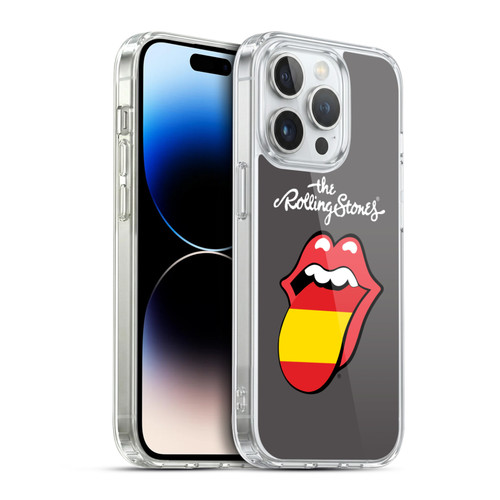 The Rolling Stones International Licks 1 Spain Soft Gel Case for Apple iPhone 14 Pro & MagSafe
