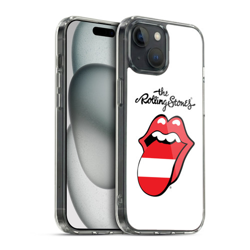 The Rolling Stones International Licks 1 Austria Soft Gel Case for Apple iPhone 15 & MagSafe