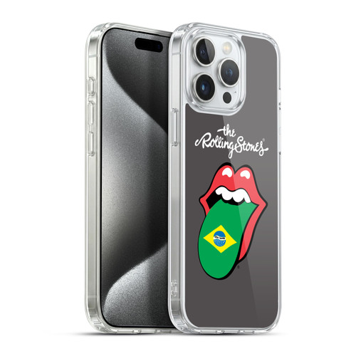 The Rolling Stones International Licks 1 Brazil Soft Gel Case for Apple iPhone 15 Pro Max & MagSafe