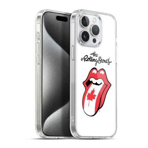 The Rolling Stones International Licks 1 Canada Soft Gel Case for Apple iPhone 15 Pro Max & MagSafe