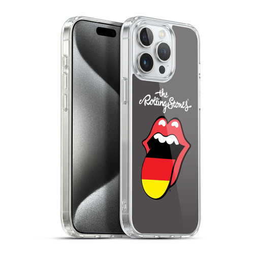 The Rolling Stones International Licks 1 Germany Soft Gel Case for Apple iPhone 15 Pro Max & MagSafe