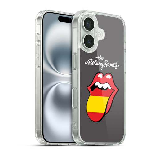 The Rolling Stones International Licks 1 Spain Soft Gel Case for Apple iPhone 16 & MagSafe