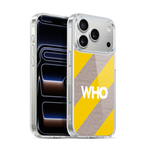 The Who 2019 Album Yellow Diagonal Stripes Soft Gel Case for Apple iPhone 17 Pro