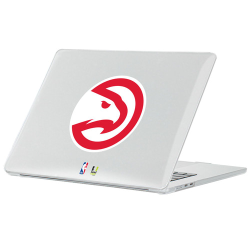 NBA Atlanta Hawks Logo Red Hawk Clear Hard Crystal Armour Laptop Case for Apple MacBook Air 13.6" A2681/A3113/A3240 2022/2024/2025