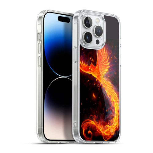 Christos Karapanos Phoenix Immortal Flames Alternative Soft Gel Case for Apple iPhone 13 Pro Max & MagSafe