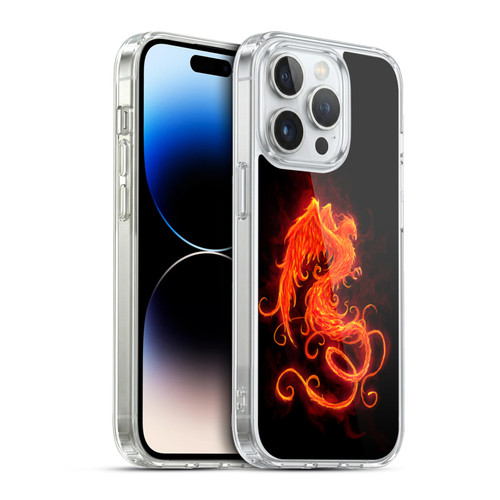 Christos Karapanos Phoenix On Fire Soft Gel Case for Apple iPhone 13 Pro & MagSafe