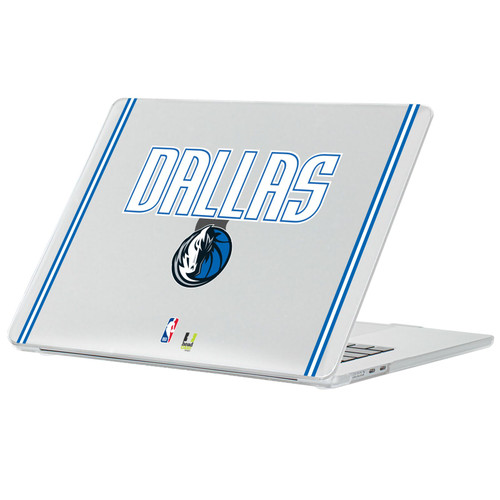 NBA Dallas Mavericks Logo Green Design Text Clear Hard Crystal Armour Laptop Case for Apple MacBook Air 13.6" A2681/A3113/A3240 2022/2024/2025