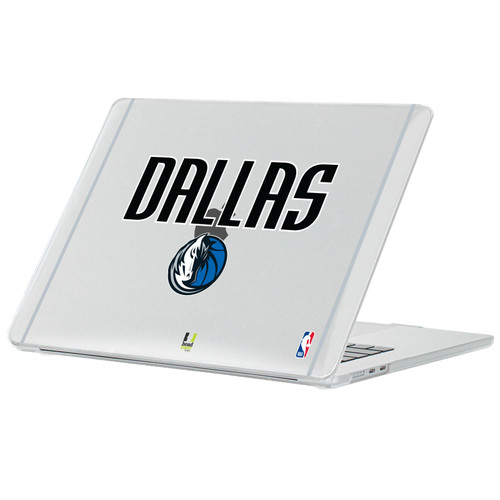 NBA Dallas Mavericks Logo Royal Blue Design Text Clear Hard Crystal Armour Laptop Case for Apple MacBook Air 13.6" A2681/A3113/A3240/A3449 2022/2024/2025/2026