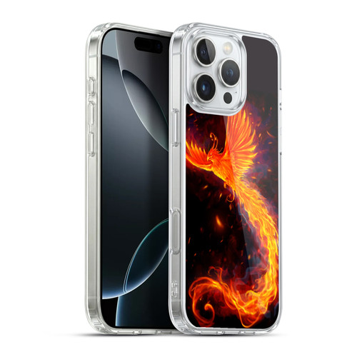 Christos Karapanos Phoenix Immortal Flames Alternative Soft Gel Case for Apple iPhone 16 Pro Max & MagSafe