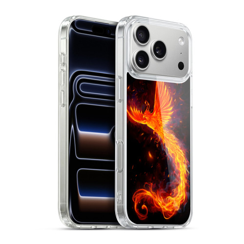 Christos Karapanos Phoenix Immortal Flames Alternative Soft Gel Case for Apple iPhone 17 Pro Max