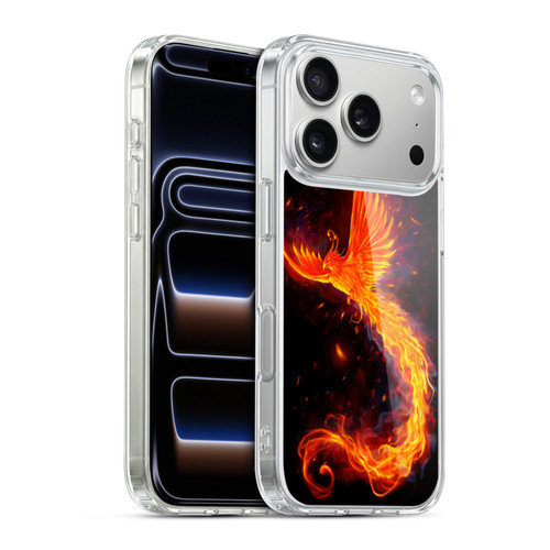 Christos Karapanos Phoenix Immortal Flames Alternative Soft Gel Case for Apple iPhone 17 Pro