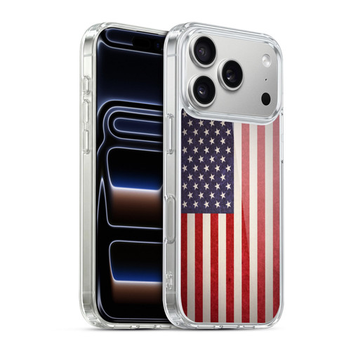 Ameritech Graphics American Flag Soft Gel Case for Apple iPhone 17 Pro