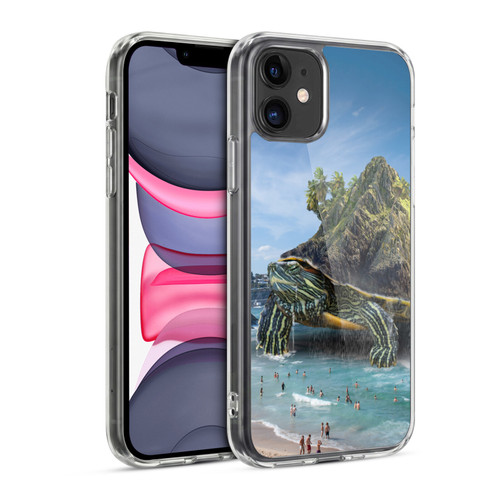Dave Loblaw Sea Turtle Beach Day Soft Gel Case for Apple iPhone 11
