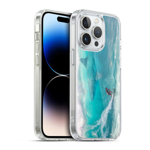 Dave Loblaw Sea Shark Surfer Soft Gel Case for Apple iPhone 13 Pro & MagSafe