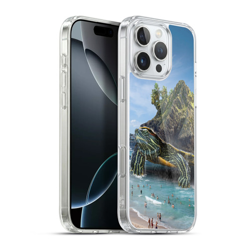 Dave Loblaw Sea Turtle Beach Day Soft Gel Case for Apple iPhone 16 Pro Max & MagSafe