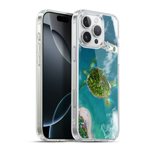 Dave Loblaw Sea Turtle And Cruiseship Soft Gel Case for Apple iPhone 16 Pro Max & MagSafe