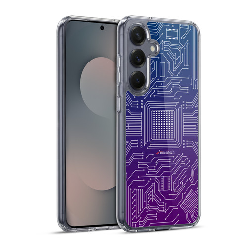 Ameritech Graphics Circuit Board Soft Gel Case for Samsung Galaxy S25+ & MagSafe