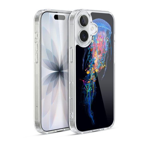 Dave Loblaw Sea Blue Jellyfish Soft Gel Case for Apple iPhone 17