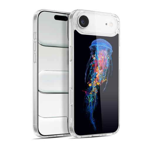 Dave Loblaw Sea Blue Jellyfish Soft Gel Case for Apple iPhone 17 Air
