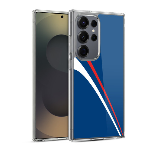 Ameritech Graphics Red And White Lines Soft Gel Case for Samsung Galaxy S25 Ultra & MagSafe