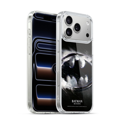 Batman Returns Key Art Oversized Logo Soft Gel Case for Apple iPhone 17 Pro Max