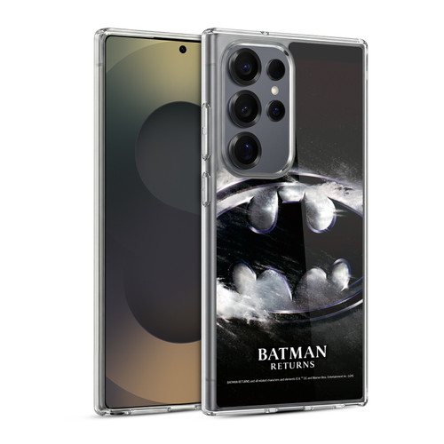 Batman Returns Key Art Oversized Logo Soft Gel Case for Samsung Galaxy S25 Ultra & MagSafe