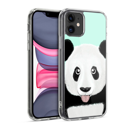 Barruf Animals The Cute Panda Soft Gel Case for Apple iPhone 11