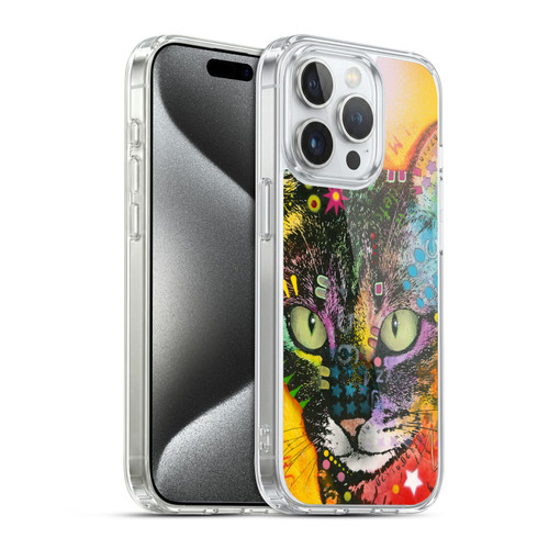 Dean Russo Cats Intent Soft Gel Case for Apple iPhone 15 Pro & MagSafe
