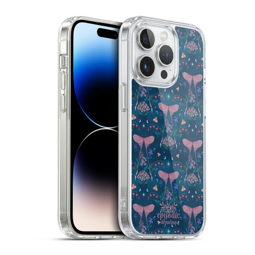 Episodic Drawing Spooky Patterns Halloween Pumpkin Cat Soft Gel Case for Apple iPhone 13 Pro & MagSafe