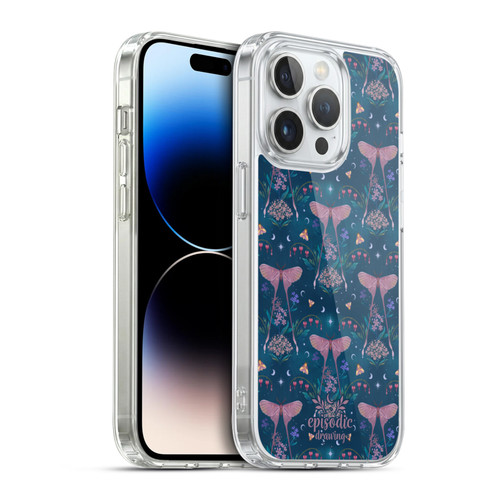 Episodic Drawing Spooky Patterns Halloween Pumpkin Cat Soft Gel Case for Apple iPhone 14 Pro & MagSafe