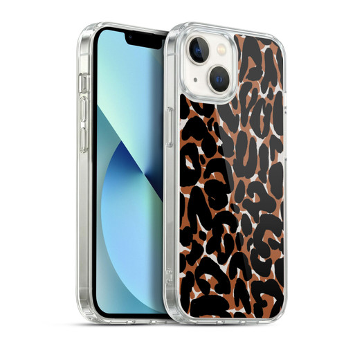 Anis Illustration Graphics Animal Print Shadow Soft Gel Case for Apple iPhone 13