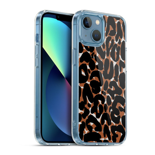 Anis Illustration Graphics Animal Print Shadow Soft Gel Case for Apple iPhone 13 Mini & MagSafe