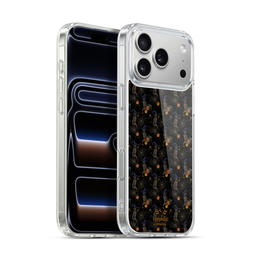 Episodic Drawing Spooky Patterns Cat's Halloween Hat Soft Gel Case for Apple iPhone 17 Pro Max