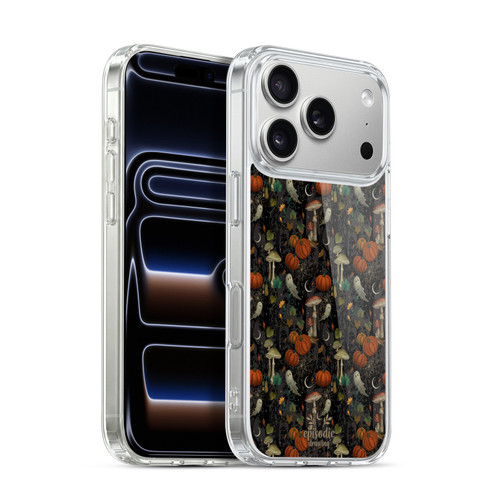 Episodic Drawing Spooky Patterns Whimsy Halloween Pumpkin Soft Gel Case for Apple iPhone 17 Pro