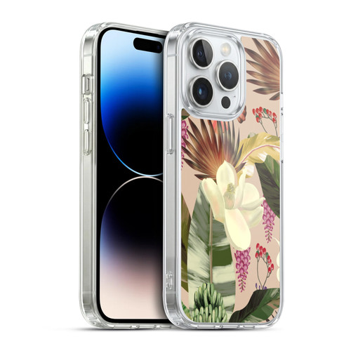 Anis Illustration Graphics New Tropicals Soft Gel Case for Apple iPhone 14 Pro & MagSafe