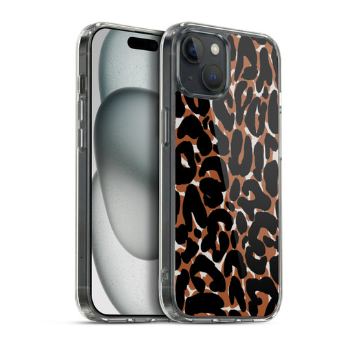 Anis Illustration Graphics Animal Print Shadow Soft Gel Case for Apple iPhone 15 Plus & MagSafe