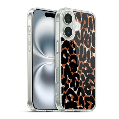 Anis Illustration Graphics Animal Print Shadow Soft Gel Case for Apple iPhone 16 & MagSafe