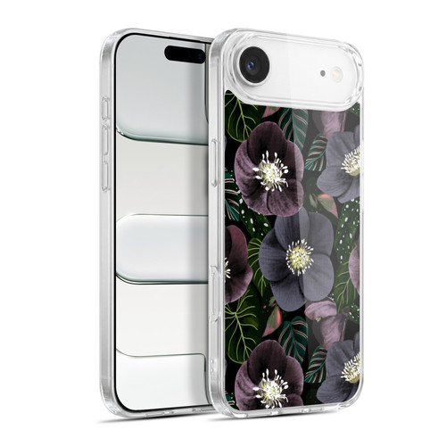 Anis Illustration Graphics Dark Flowers Soft Gel Case for Apple iPhone 17 Air