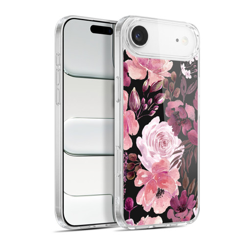 Anis Illustration Graphics Floral Chaos Dark Pink Soft Gel Case for Apple iPhone 17 Air