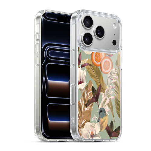Anis Illustration Graphics New Tropical Pink Soft Gel Case for Apple iPhone 17 Pro