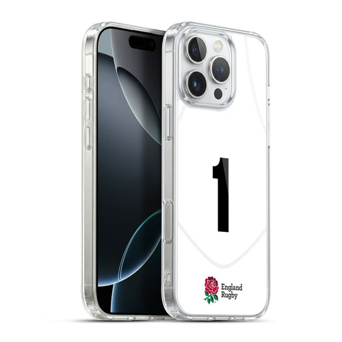 England Rugby Union 2020/21 Players Home Kit Position 1 Soft Gel Case for Apple iPhone 16 Pro Max & MagSafe