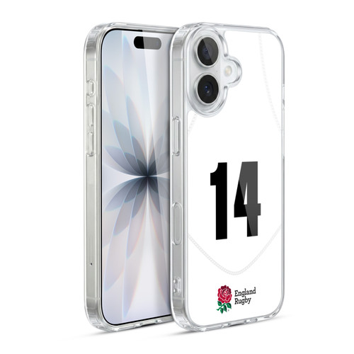 England Rugby Union 2020/21 Players Home Kit Position 14 Soft Gel Case for Apple iPhone 17