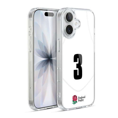 England Rugby Union 2020/21 Players Home Kit Position 3 Soft Gel Case for Apple iPhone 17