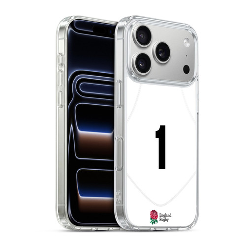 England Rugby Union 2020/21 Players Home Kit Position 1 Soft Gel Case for Apple iPhone 17 Pro